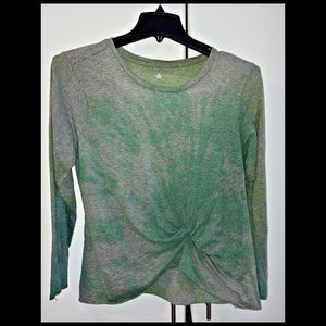 Vanilla Star Tie Dye Long Sleeve Shirt